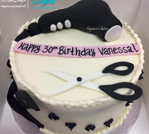 عکس کیک آرایشگری مردانه