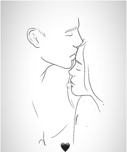 عکس نقاشی عاشقانه
