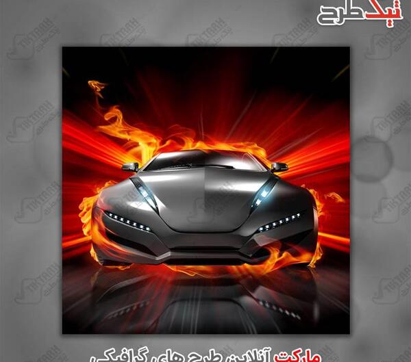 عکس گرافیکی لامبورگینی
