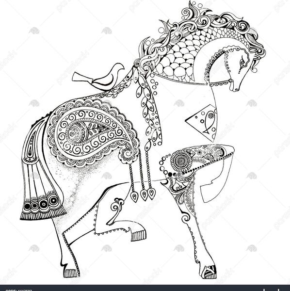 عکس اسب رستم رخش