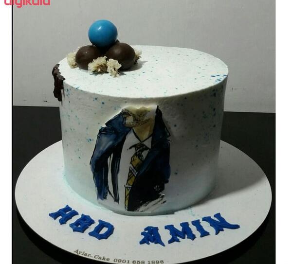 عکس روی کیک تولد مردانه