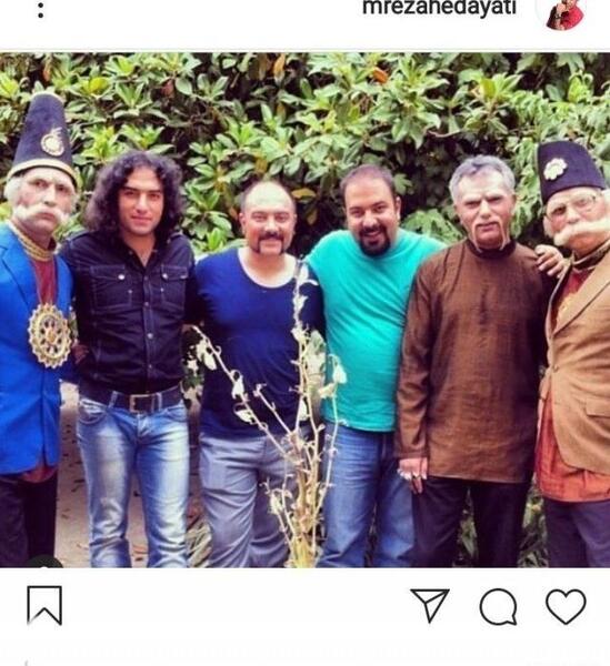 عکس پشت صحنه کامل قهوه تلخ