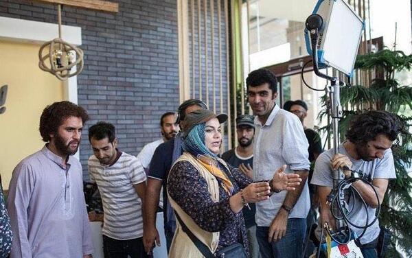 عکس پشت صحنه شبی که ماه کامل شد