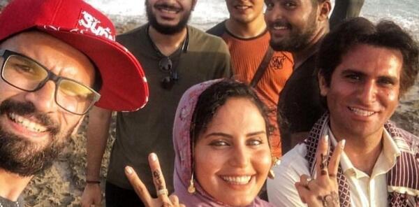 عکس پشت صحنه شبی که ماه کامل شد
