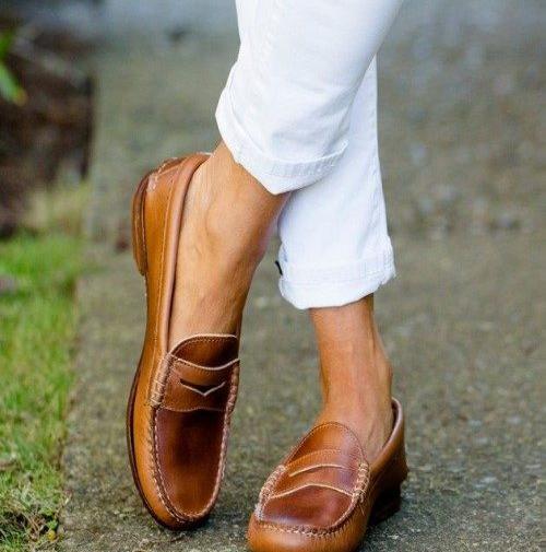 عکس شلوار جین قهوه ای