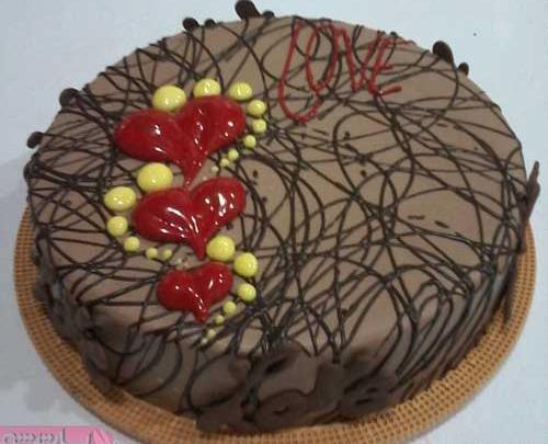 عکس کیک تولد خانگی ساده