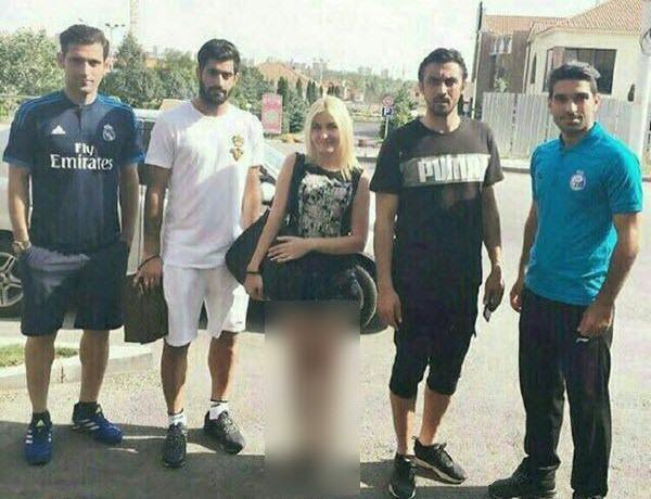 عکس دوست دختر حسین کنعانی
