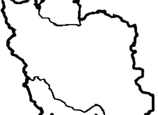عکس نقشه ایران برای نقاشی کودکان