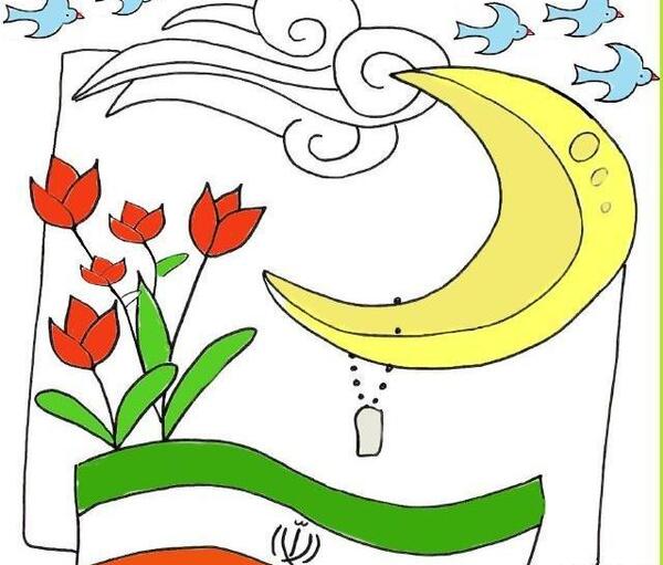عکس نقشه ایران برای نقاشی کودکان