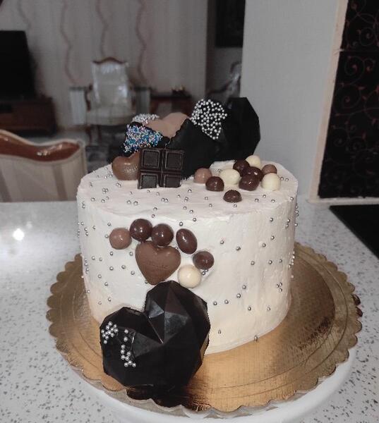 عکس کیک مادر دختری