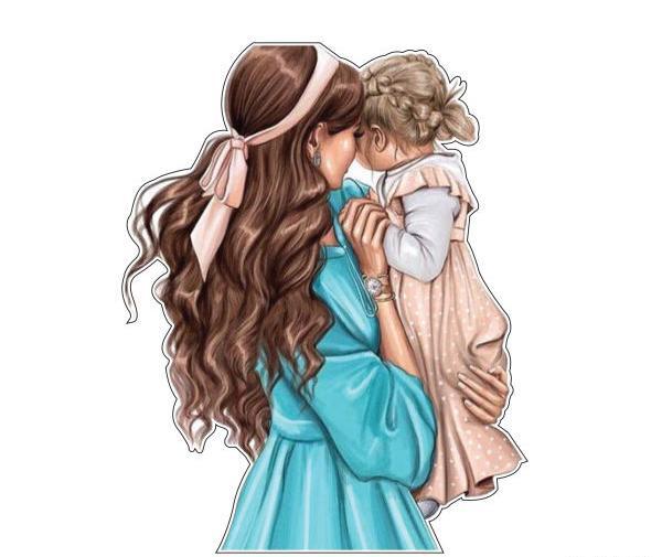 عکس کیک مادر دختری