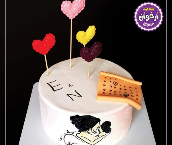 عکس کیک مادر دختری