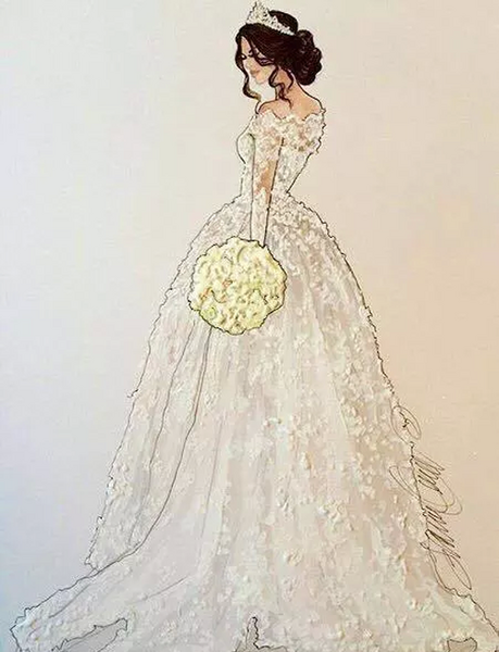 عکس نقاشی عروس