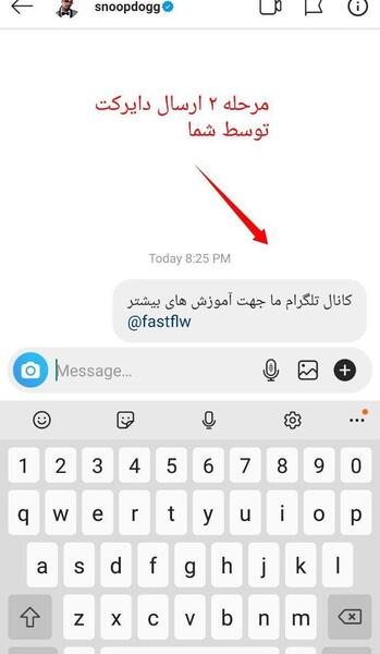 عکس دایرکت فیک