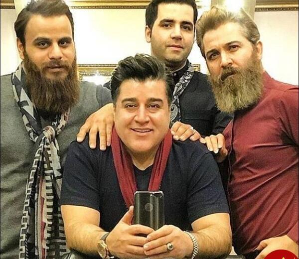 عکس با ریش مهدی یغمایی