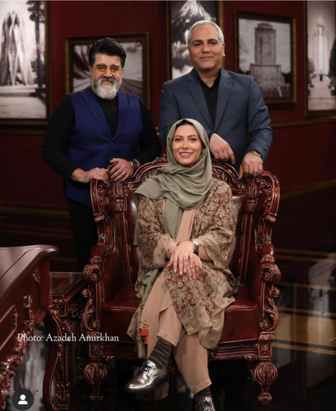 عکس با ریش مهدی یغمایی