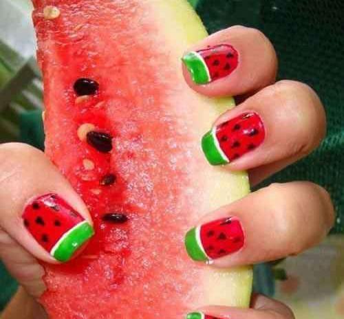 عکس کاشت ناخن شب یلدا