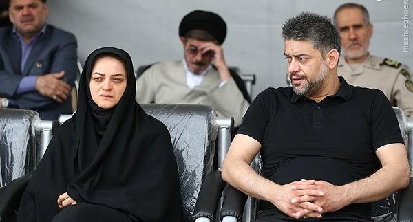 عکس واقعی همسر شهید بابایی