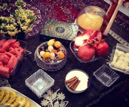 عکس سفره یلدا
