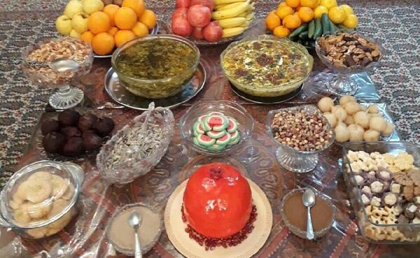 عکس سفره یلدا