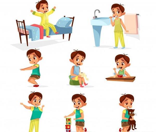 عکس کارتونی یک پسر بچه