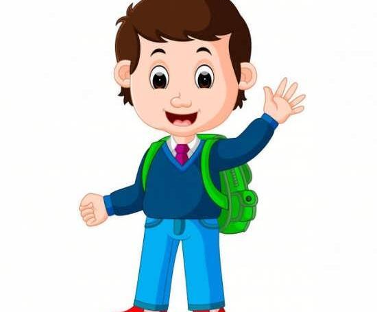 عکس کارتونی یک پسر بچه