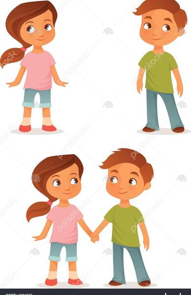 عکس کارتونی یک پسر بچه