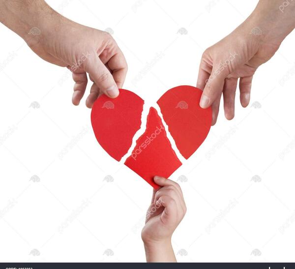 عکس قلب پاره