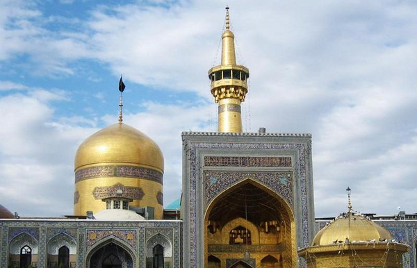 عکس حرم امام رضا در قلب