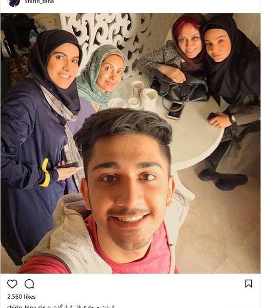 عکس پشت صحنه تلخ و شیرین