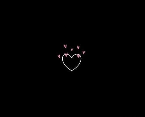 عکس قلب سیاه برای پروفایل
