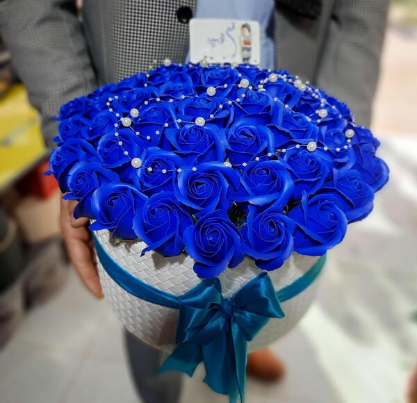 عکس گل رز ابی و زرد