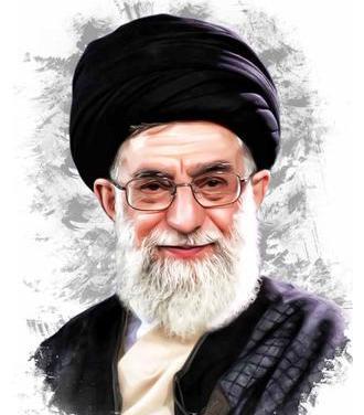 عکس سفید رهبری