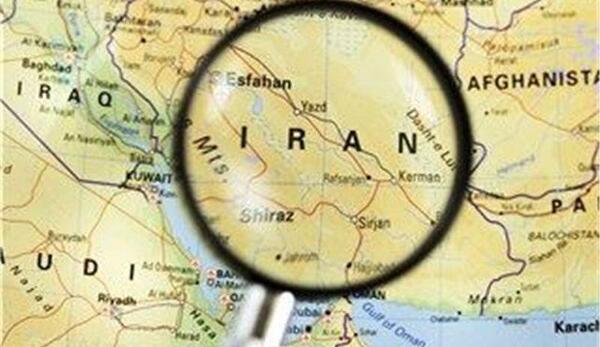 عکس نقشه ی ایران با همسایگانش