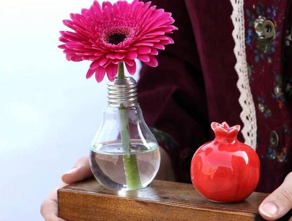عکس گل های شیشه ای زیبا