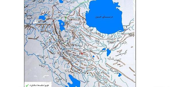 عکس نقشه ایران با تمام شهرها