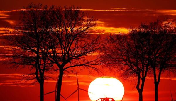 عکس زیبای غروب آفتاب