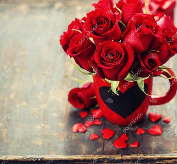عکس قلب گل عاشقانه