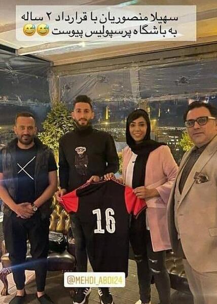 عکس زن مهدی عبدی
