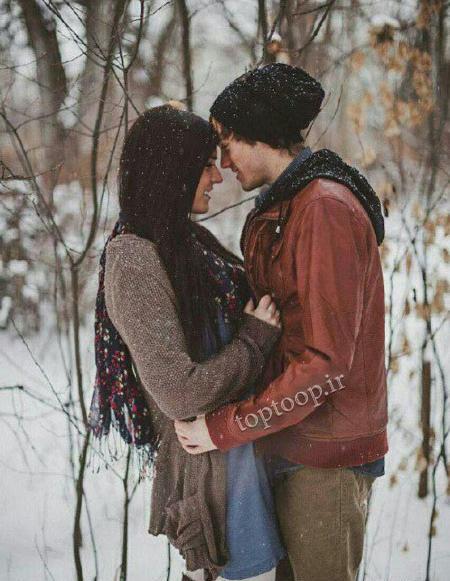 عکسهای دونفره عاشقانه زیر بارون