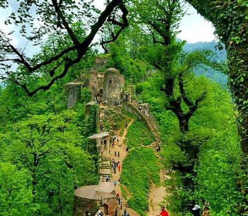 عکس طبیعت قلعه رودخان