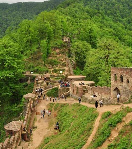 عکس طبیعت قلعه رودخان