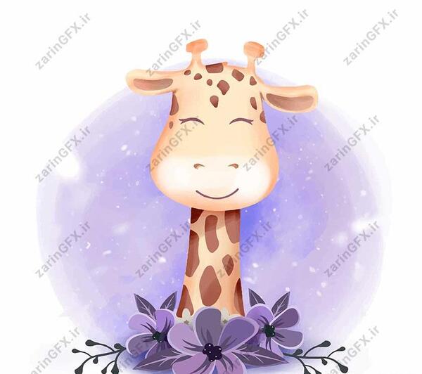 عکس فانتزی زرافه