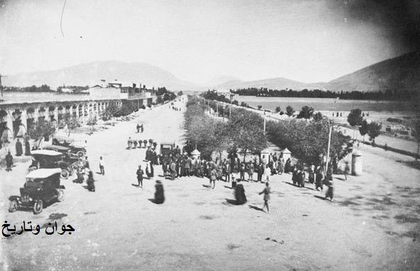 عکس قدیمی چهارراه زند شیراز