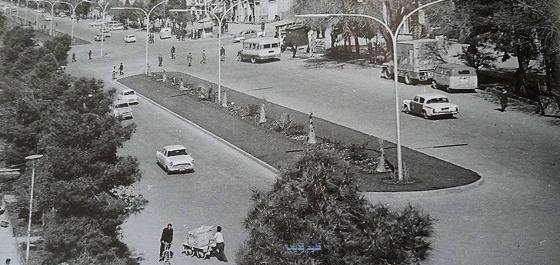 عکس قدیمی چهارراه زند شیراز
