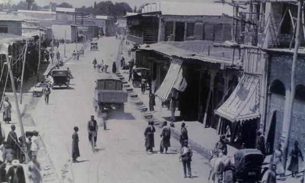 عکس قدیمی چهارراه زند شیراز