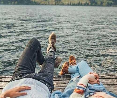 عکس عاشقانه دونفره زمستانی