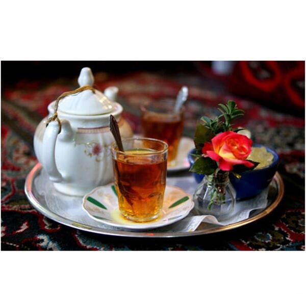 عکس چای گرم