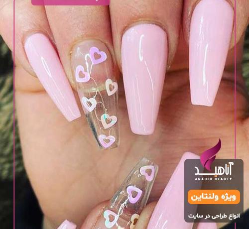 عکس ناخن گلدونی