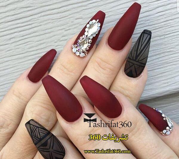 عکس ناخن گلدونی